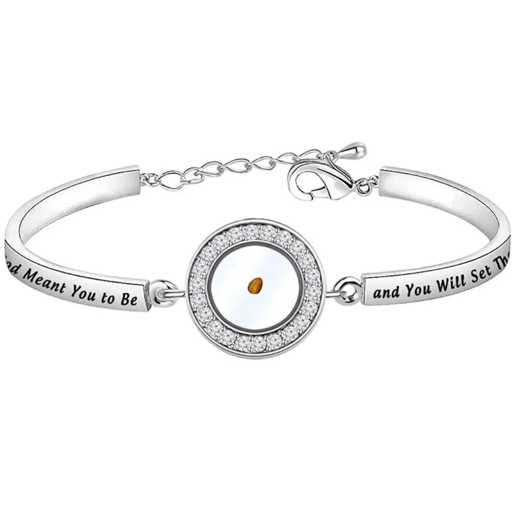 🤯5/$25🤯 Religious Gift Be Who God Wants You To Be Mustard Seed Bracelet
